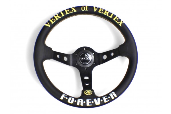 Vertex Forever Steering Wheel; Leather; 330mm x 90mm Deep